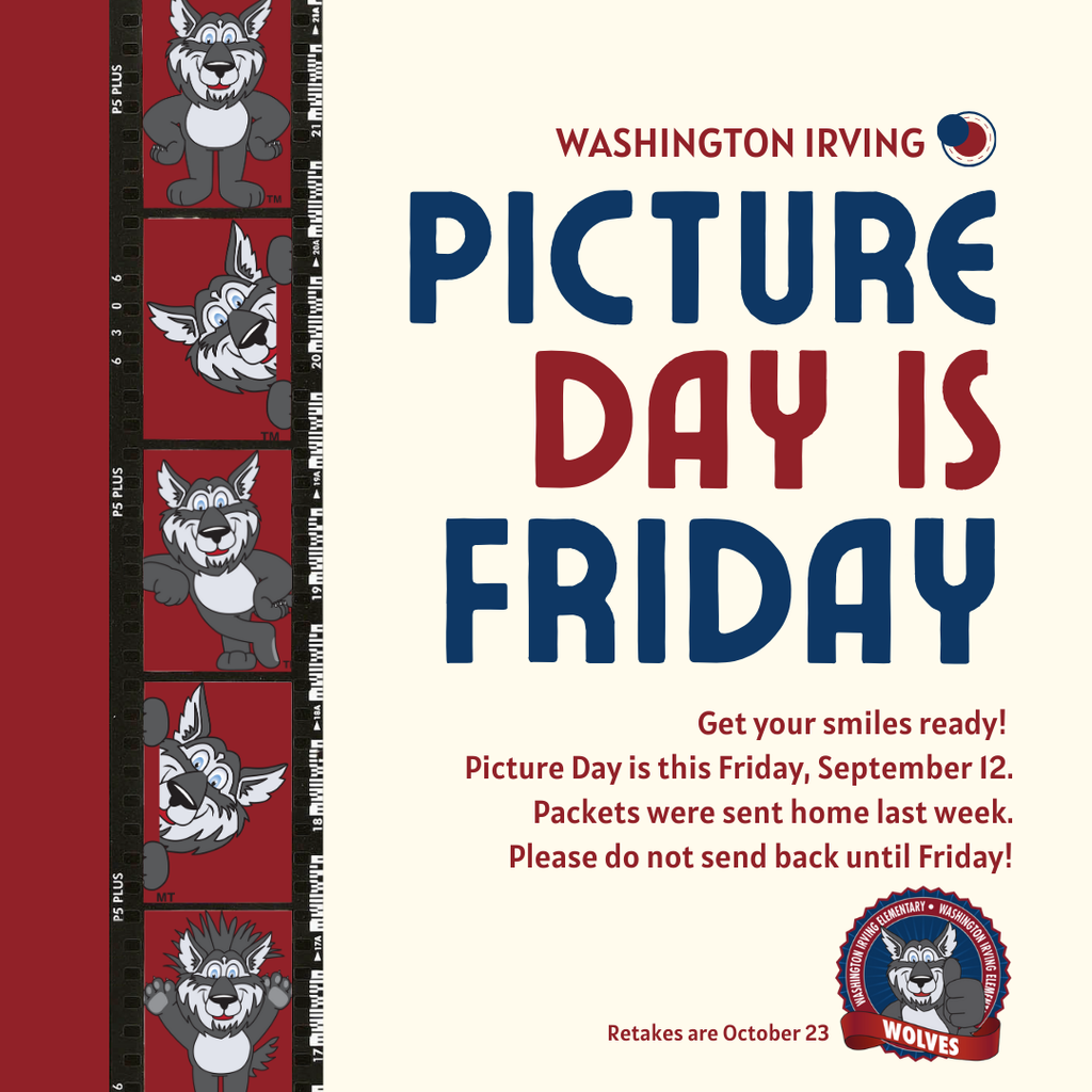 Picture Day is Friday, September 12