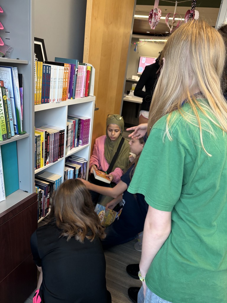 students with books