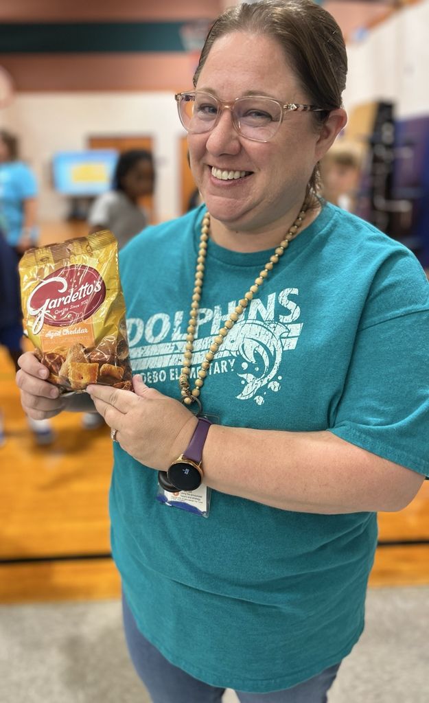 Mrs Hopson and her favorite salty treat