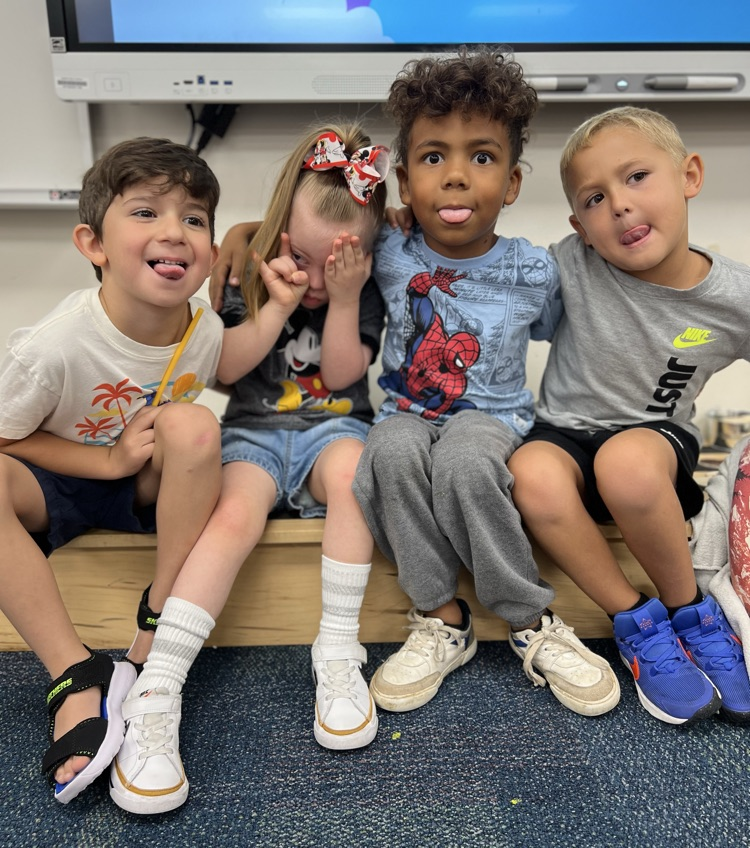 kinder students in Disney gear 