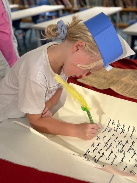 Students participating in Constitution Day learning activities