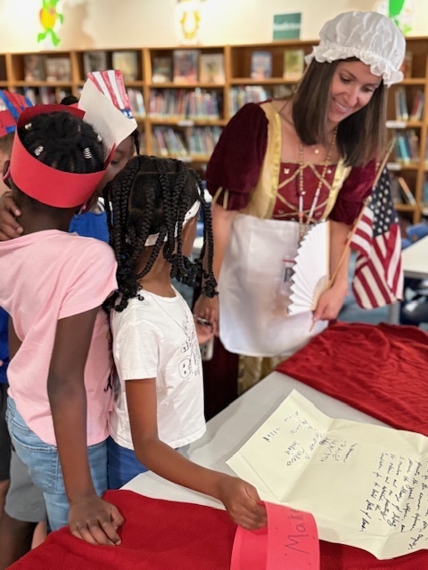 Students participating in Constitution Day learning activities