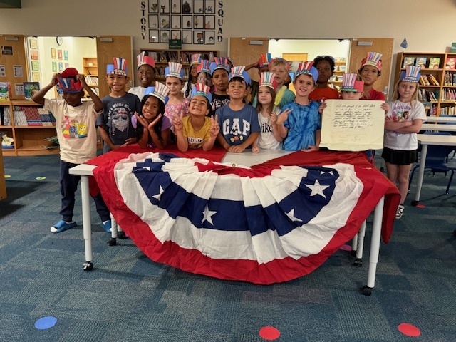 Students participating in Constitution Day learning activities