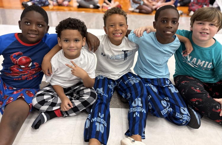kids in pajamas