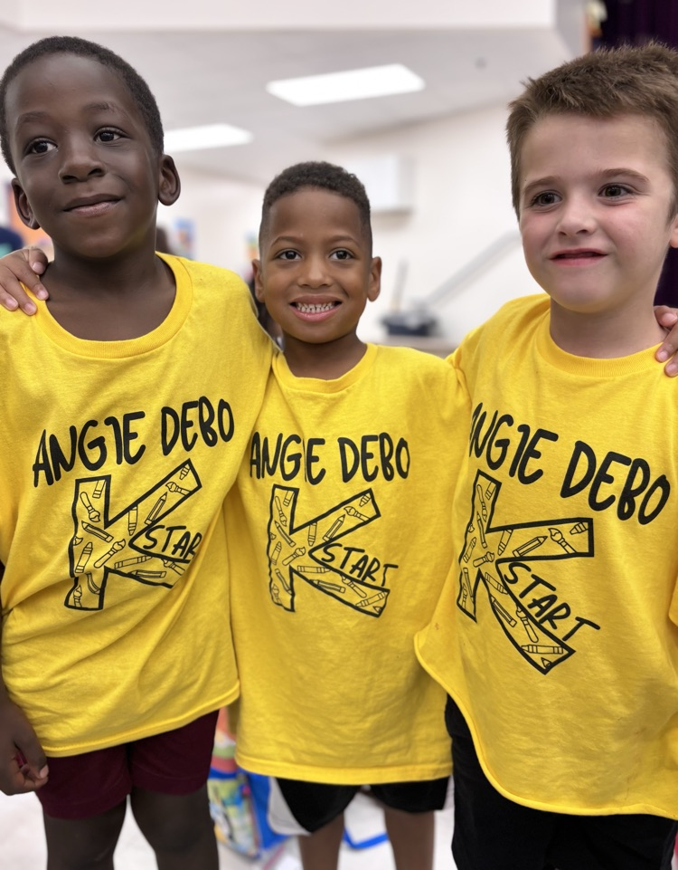 students in kstart shirt