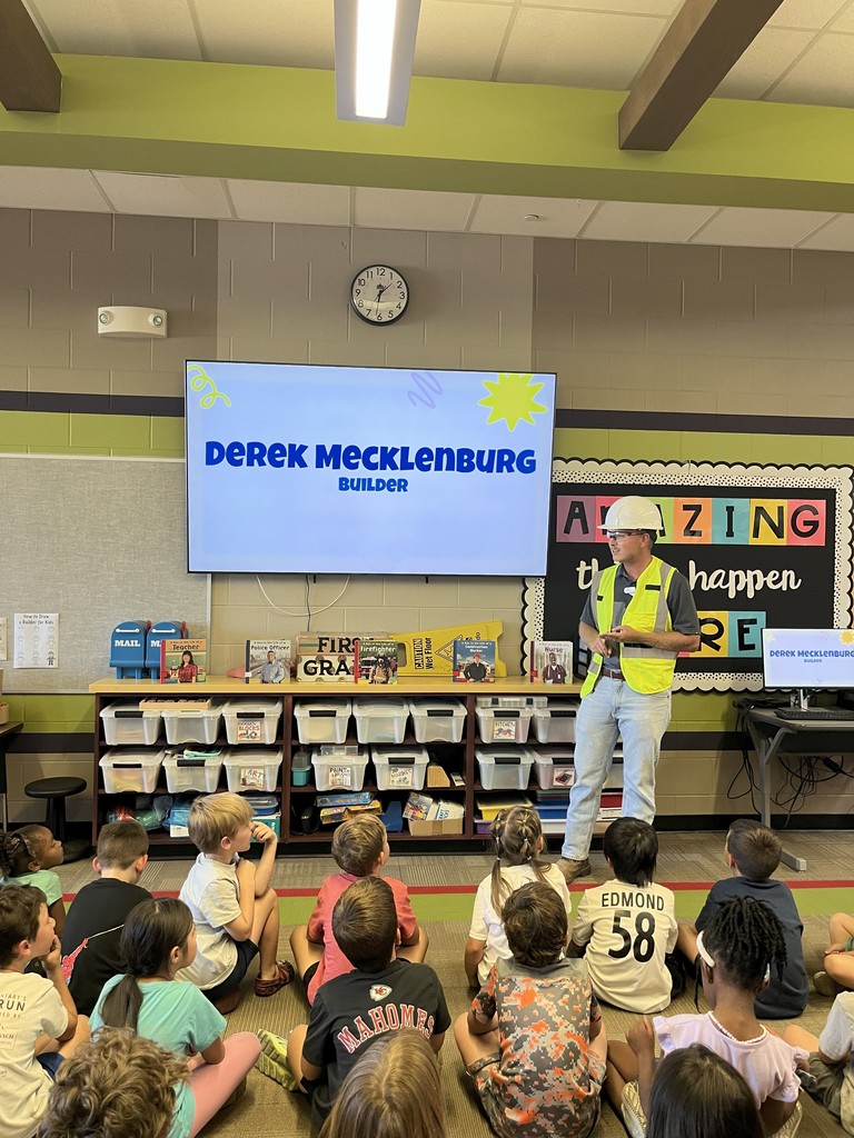 community helpers (builder) and first graders