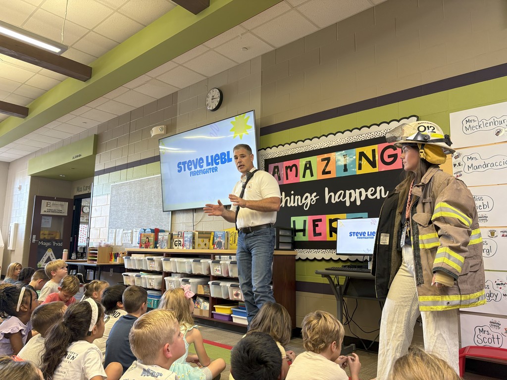 community helpers (fire fighter) and first graders