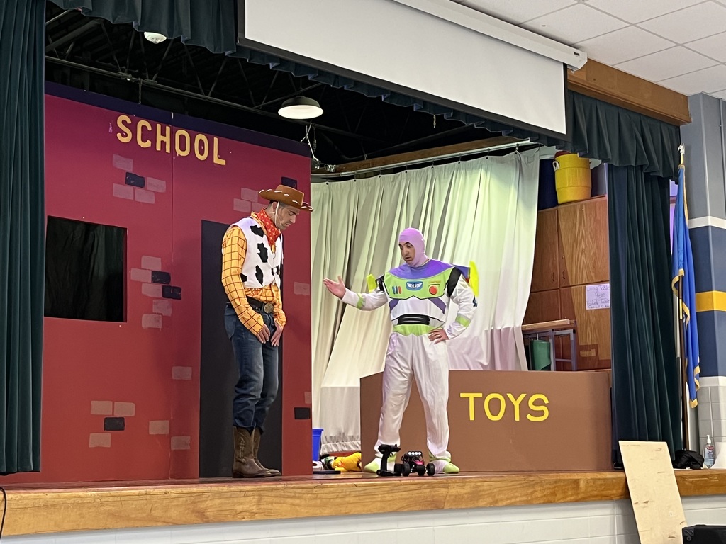 The Edmond Fire Department puts on a skit about fire safety.