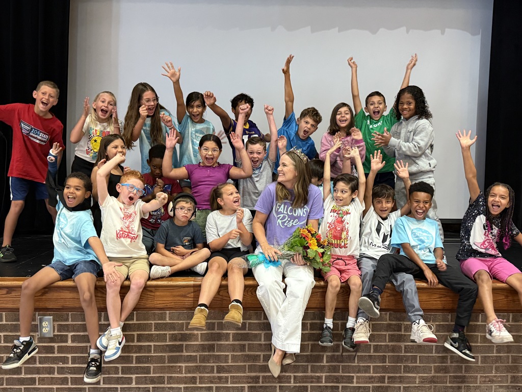 Mrs. George Teacher of the Year with her class