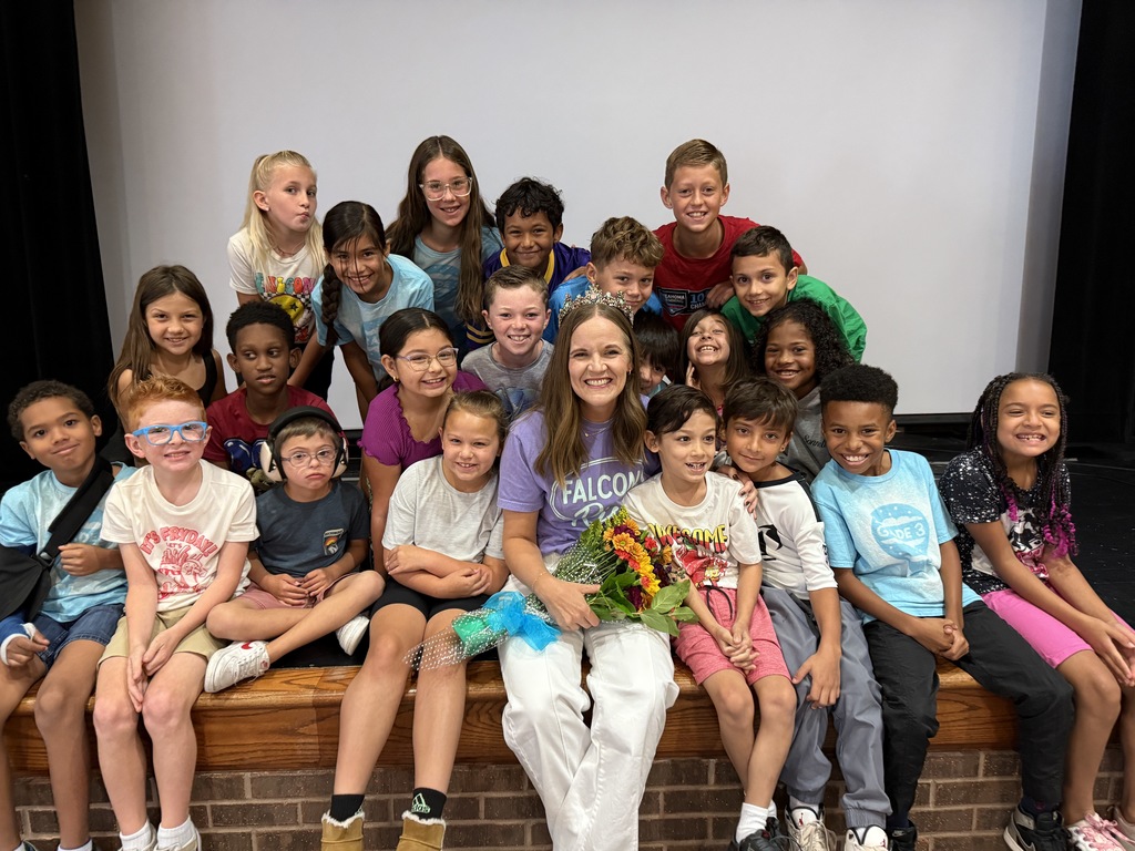 Mrs. George Teacher of the Year with her class