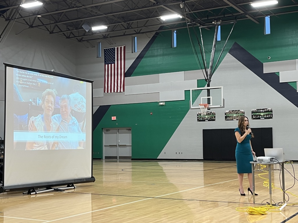 guest speaker in front of students