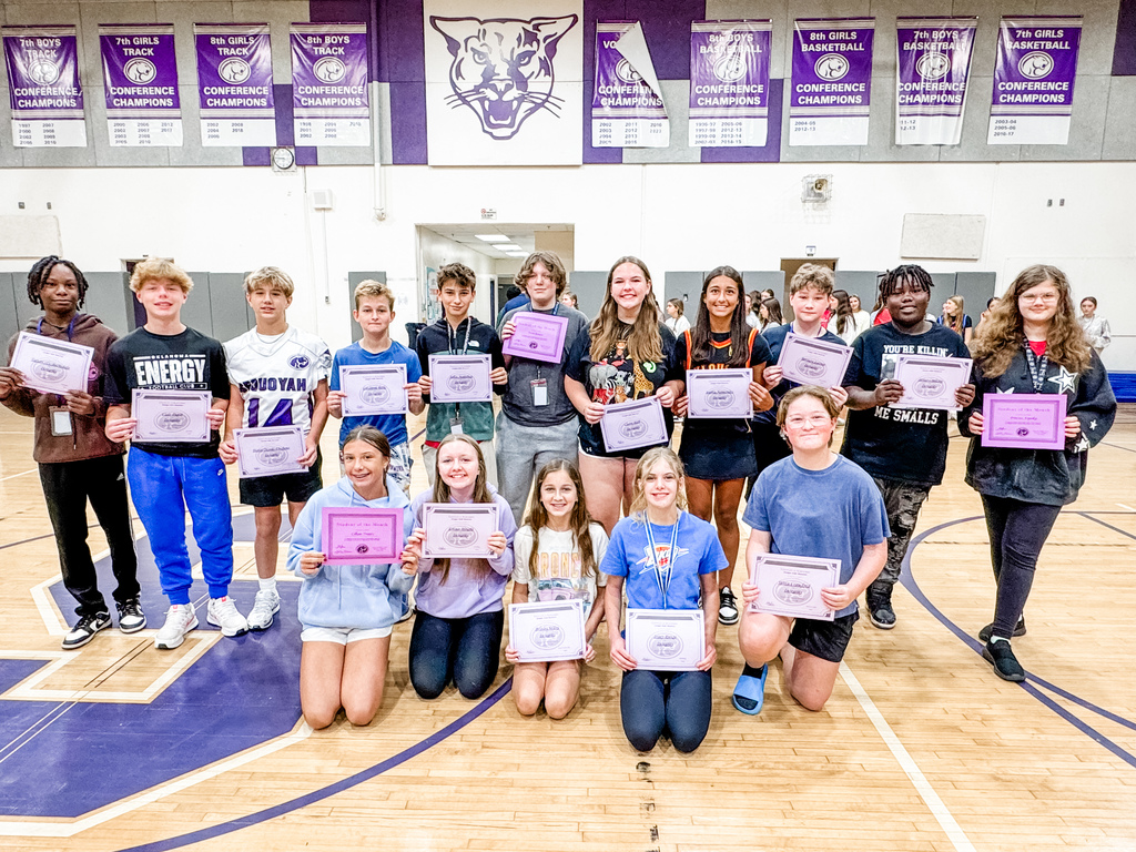 October Cougar Cafe recipients