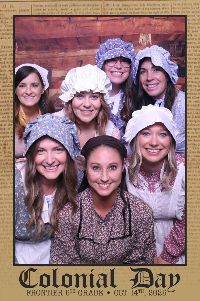 5th grade teachers dressed in colonial attire