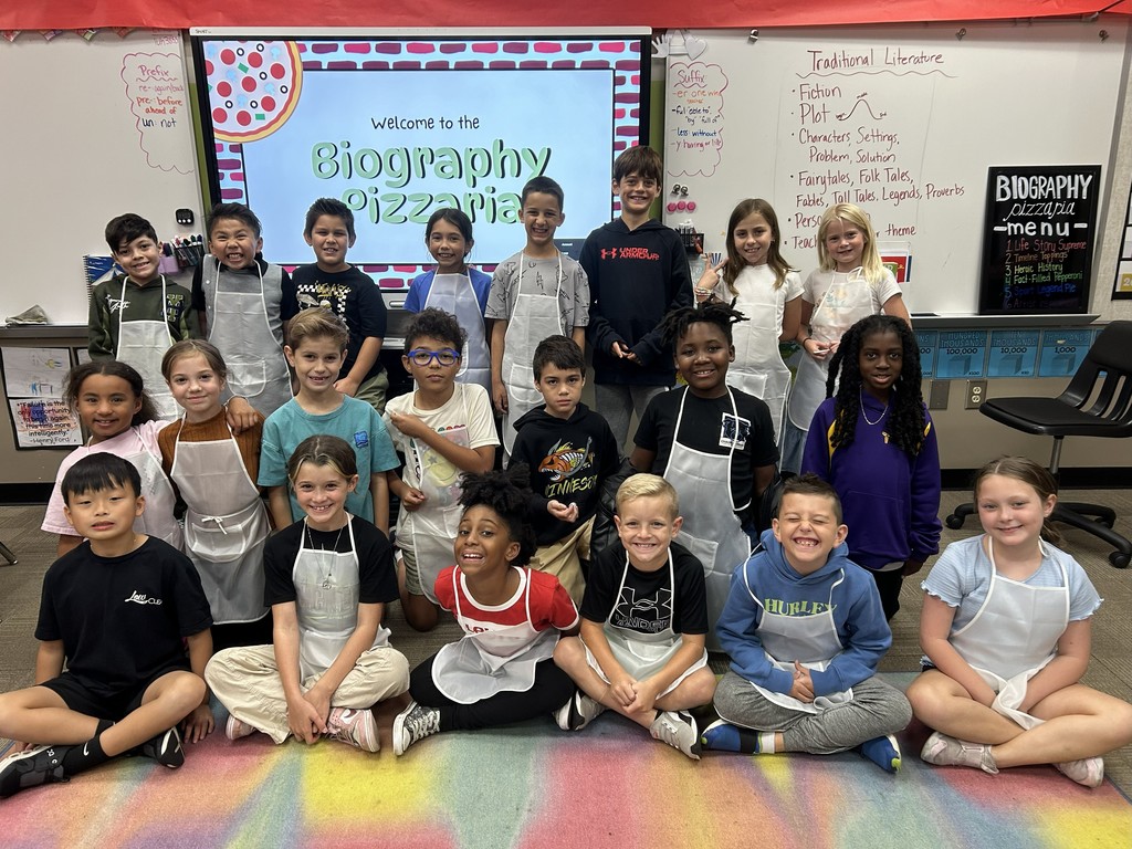 3rd grade class of students