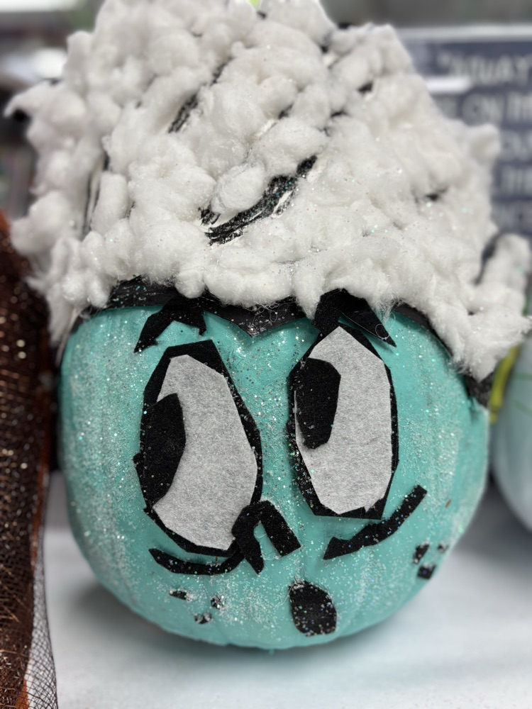 the haunted library pumpkin 