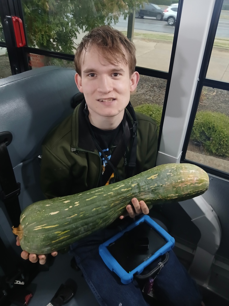 An intern with a gourd.
