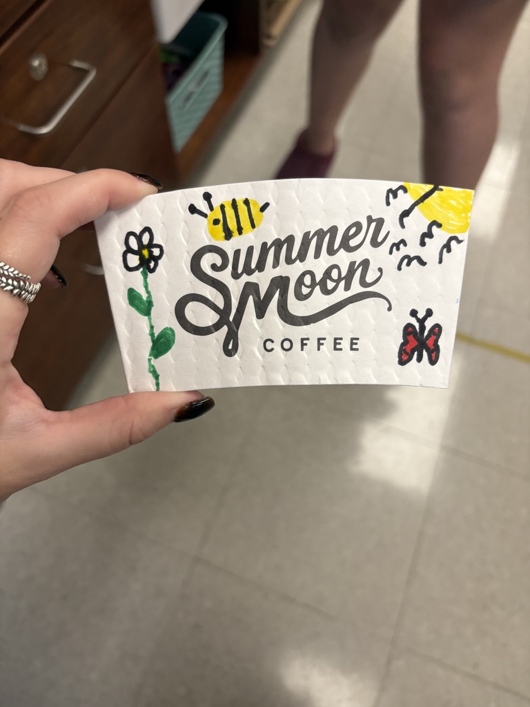 Colorful coffee sleeve