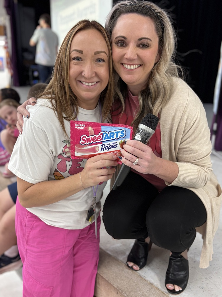 Mrs Bevers with Mrs Williams 