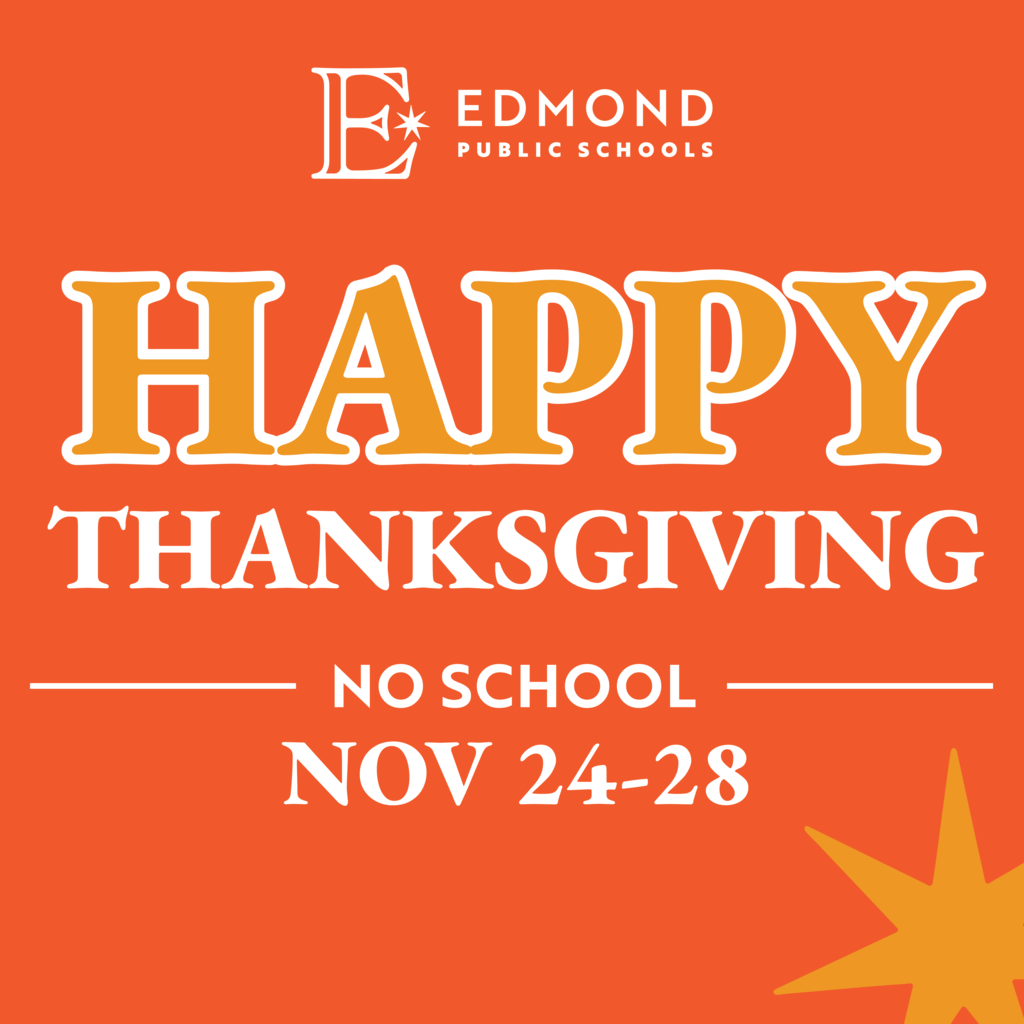 Happy Thanksgiving- No School Nov 24-28