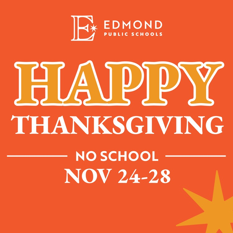 Flyer Happy Thanksgiving No School November 24 to November 28