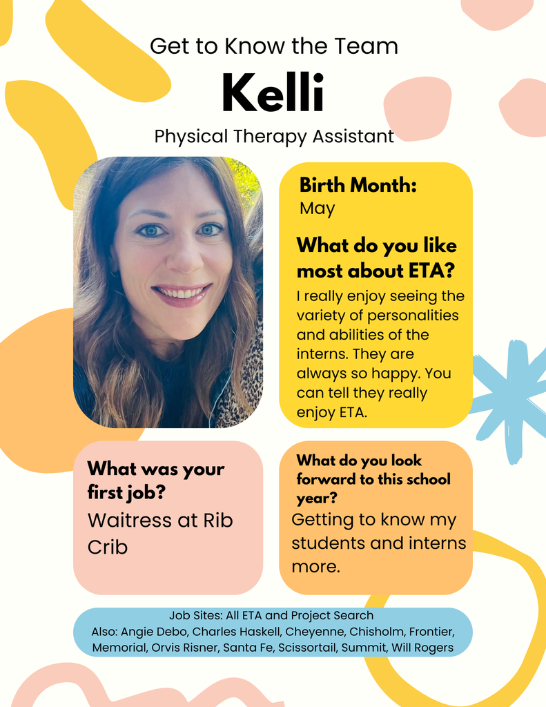 Get to know Kelli, our Physical Therapy Assistant