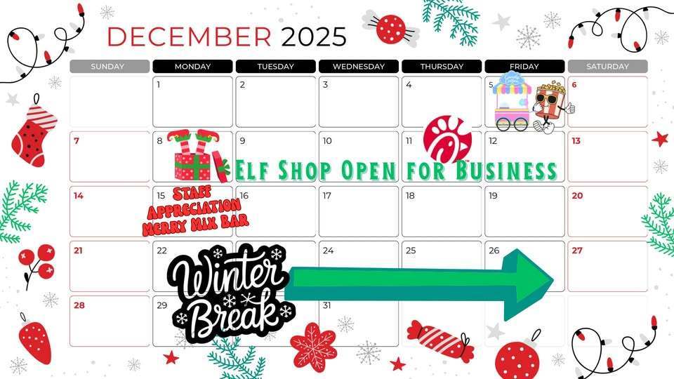 December PTA Calendar