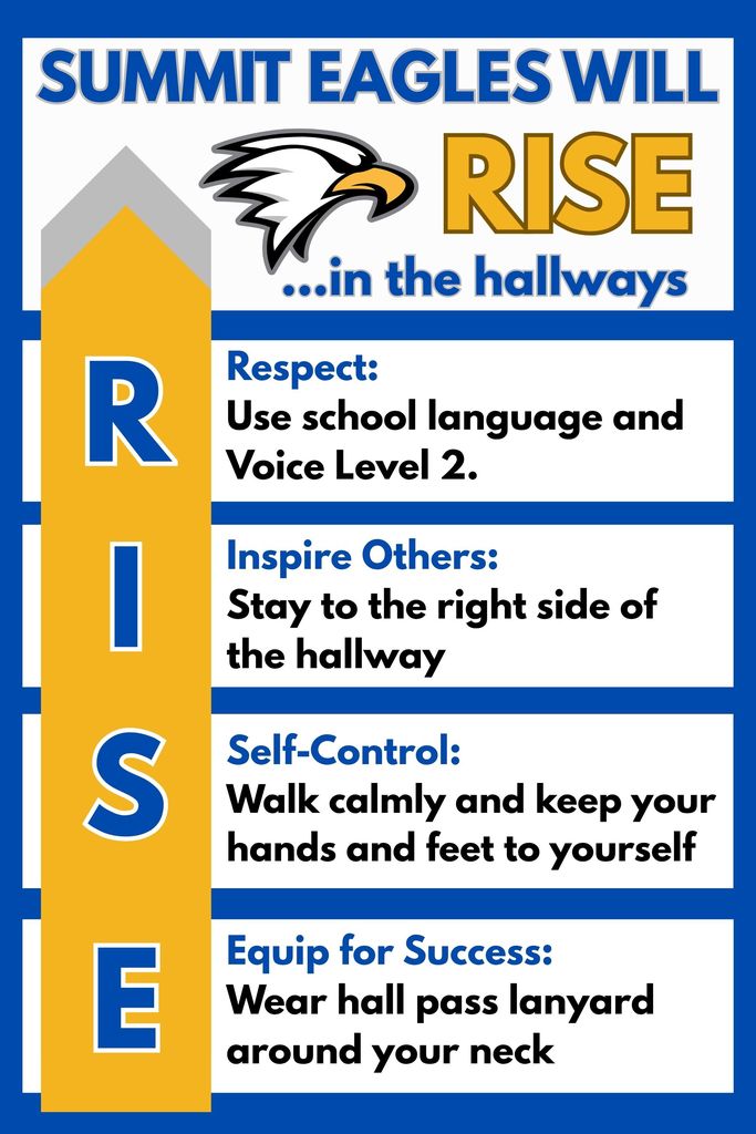 RISE in the hallways poster