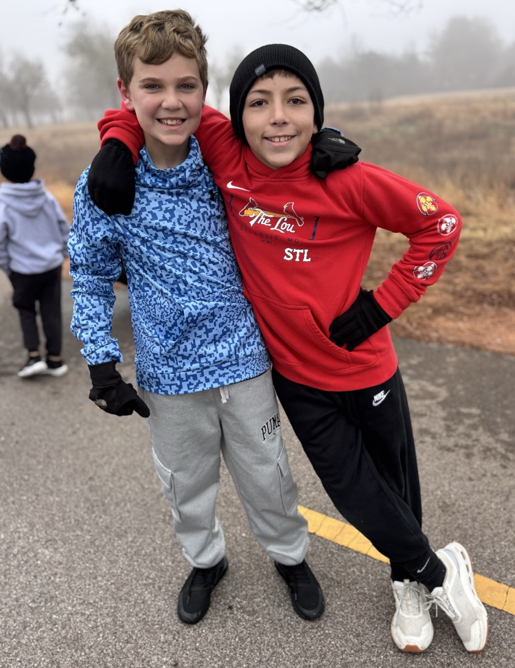 students at running club 