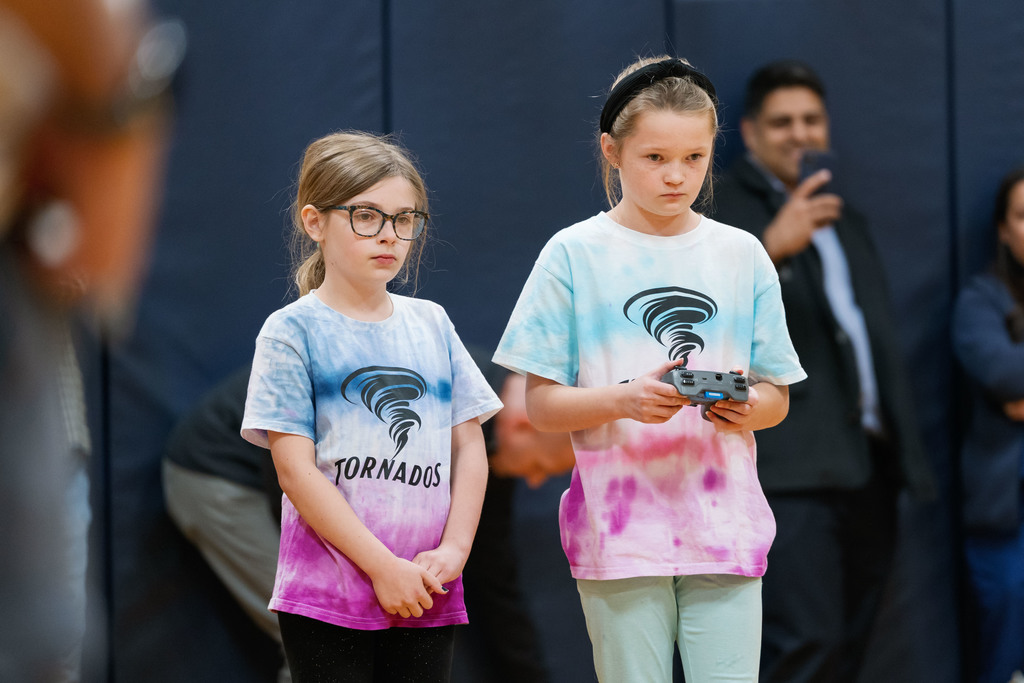 students using a remote