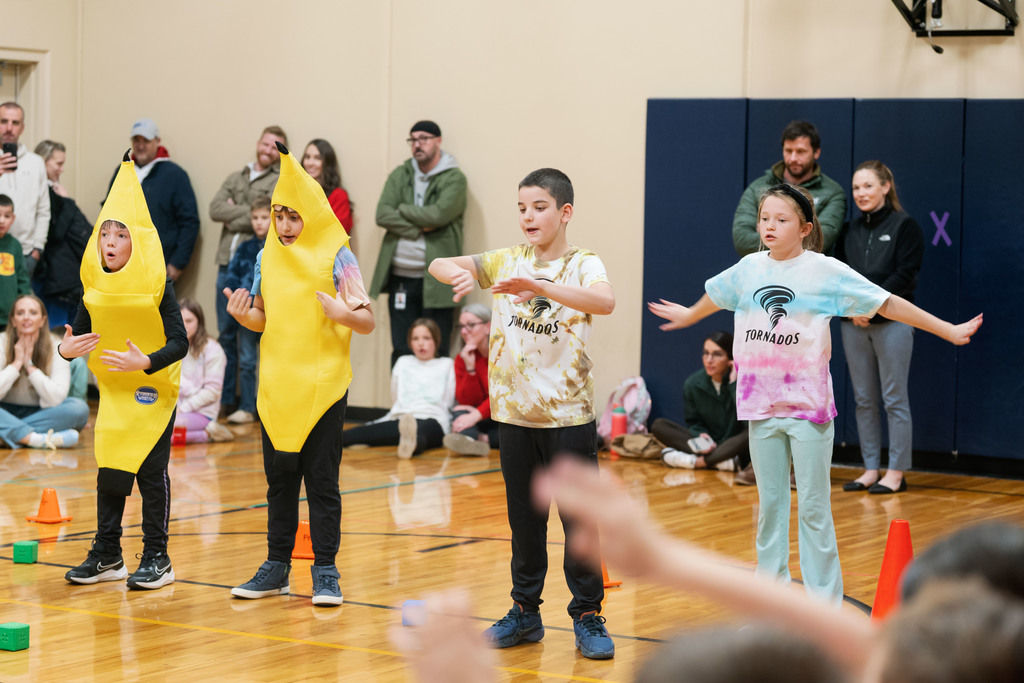 students during a robotics competition