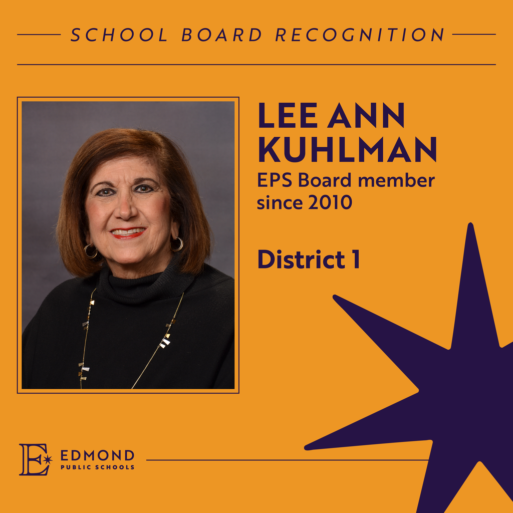 school board recognition month lee ann kuhlman