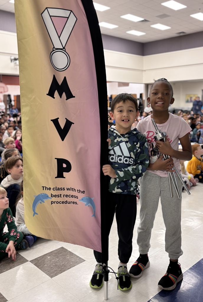 students with mvp flag