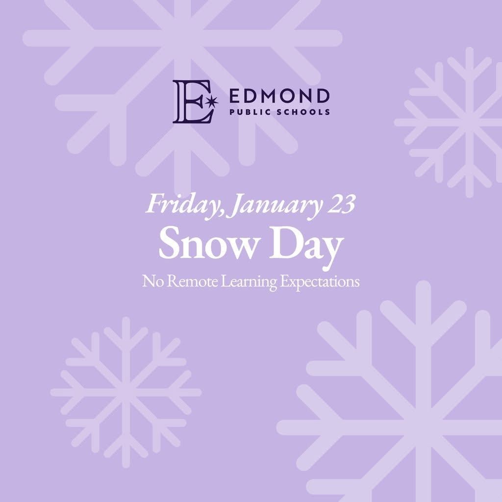 Snow Day - January 23rd - No school