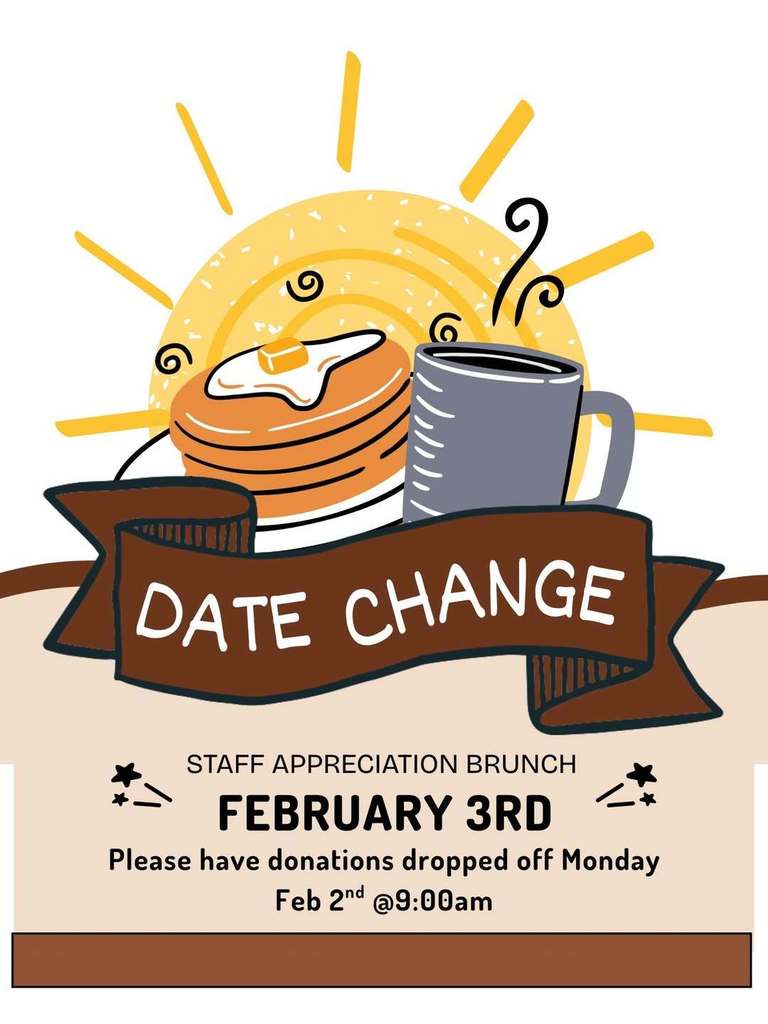 staff appreciation brunch Feb 3