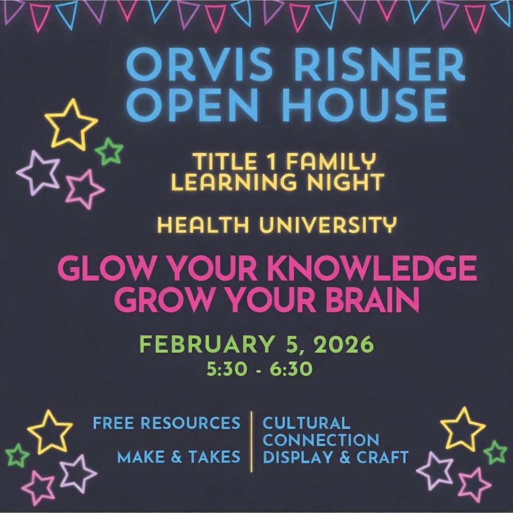 Open House/Title One Reschedule. Feb. 6 - 5:30-6:30pm