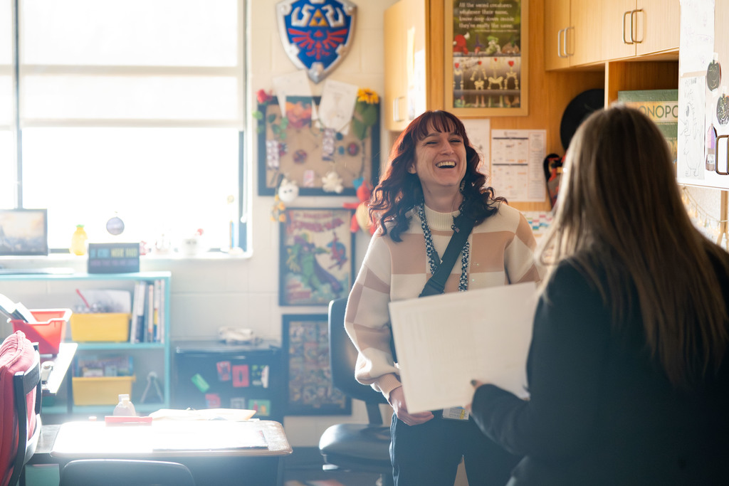 core value award winner being surprised at their site