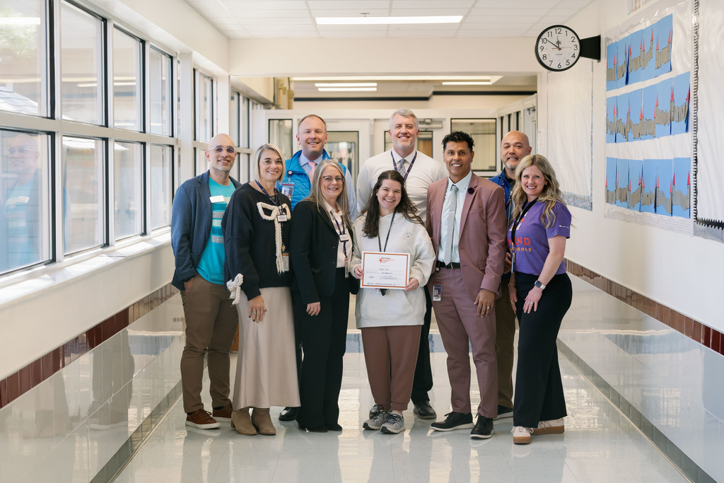 core value award winner being surprised at their site