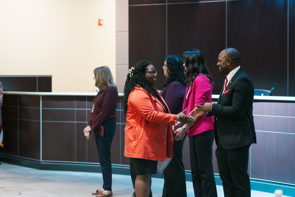 teachers of the year being recognized