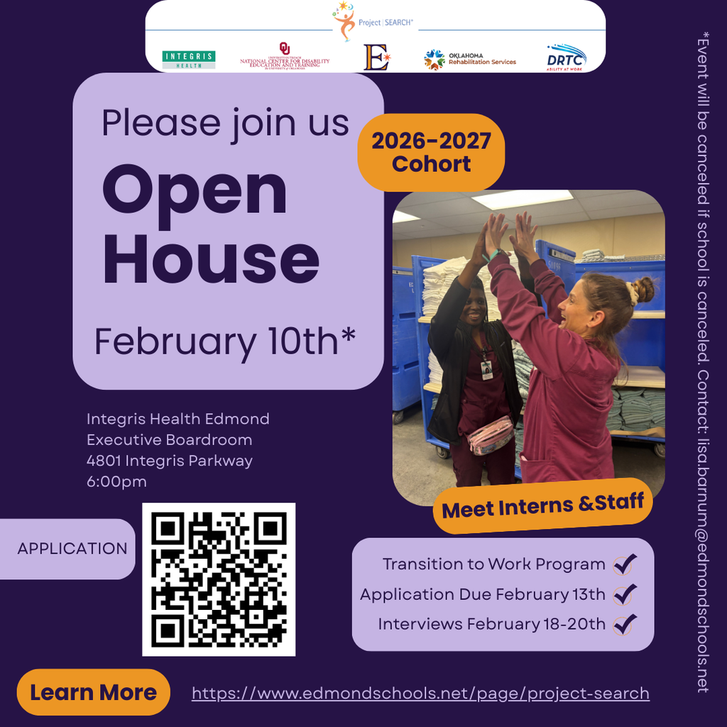 Project Search Open House, February 10th, 6:00 PM