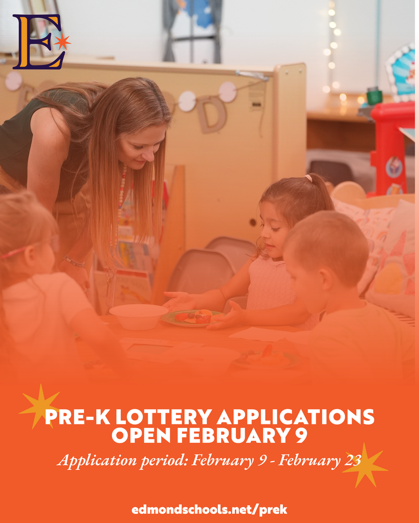 PRE-K LOTTERY APPLICATIONS OPEN TOMORROW