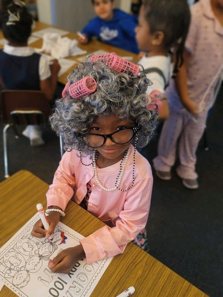 students dressed up as centagenarians