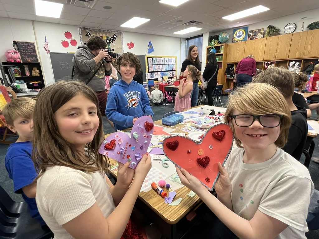 Students at Class Valentine Parties