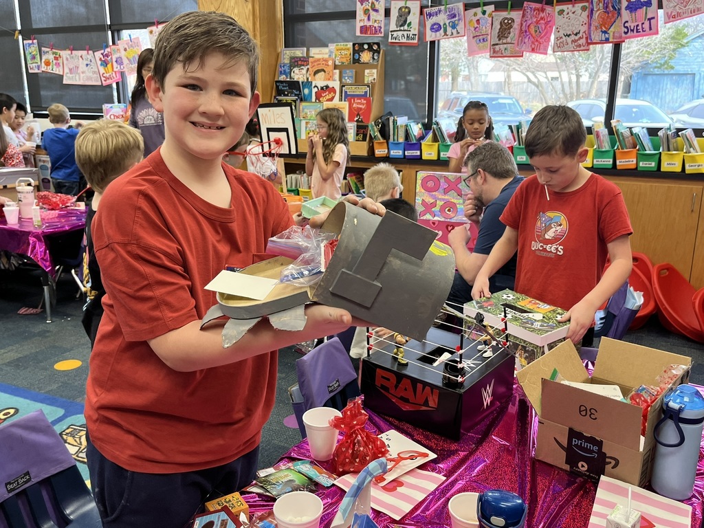 Students at Class Valentine Parties