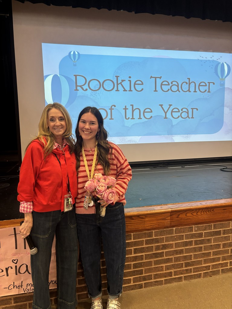 Principal and Rookie Teacher of the Year