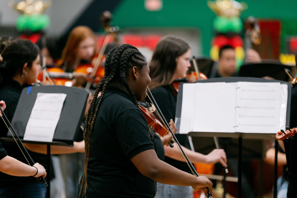 girl performing at n assembly