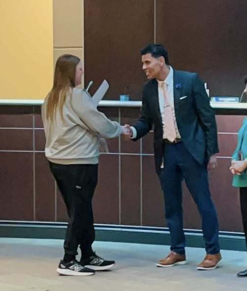 Miss Ashly was recognized at tonight’s EPS board meeting for being Orvis Risner’s Support Employee of the Year! We ❤️you, Miss Ashly!