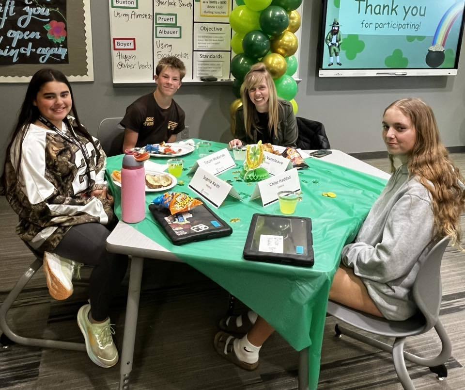 students with principal