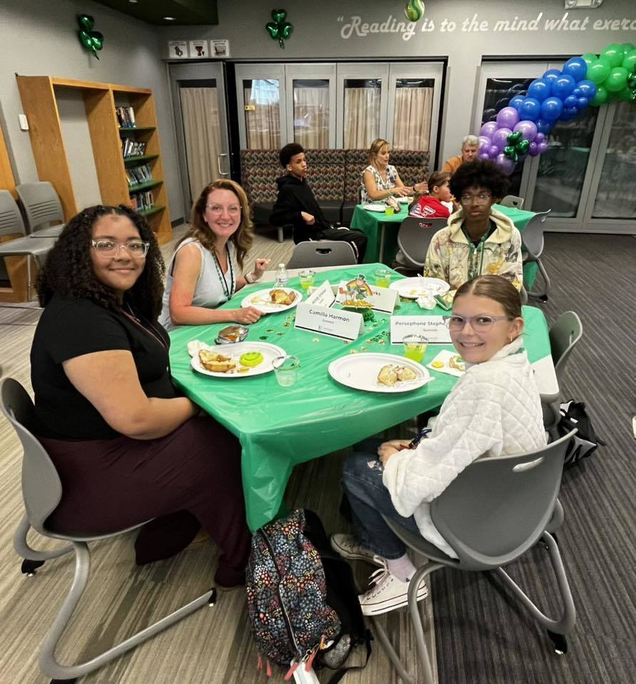 students with principal