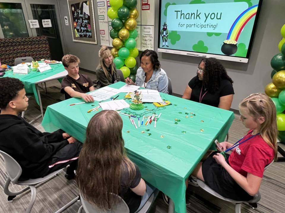 students having discussion