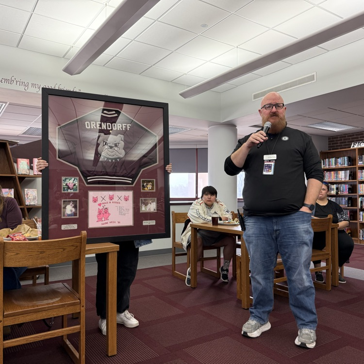 Evan Chada speaking about swine week 